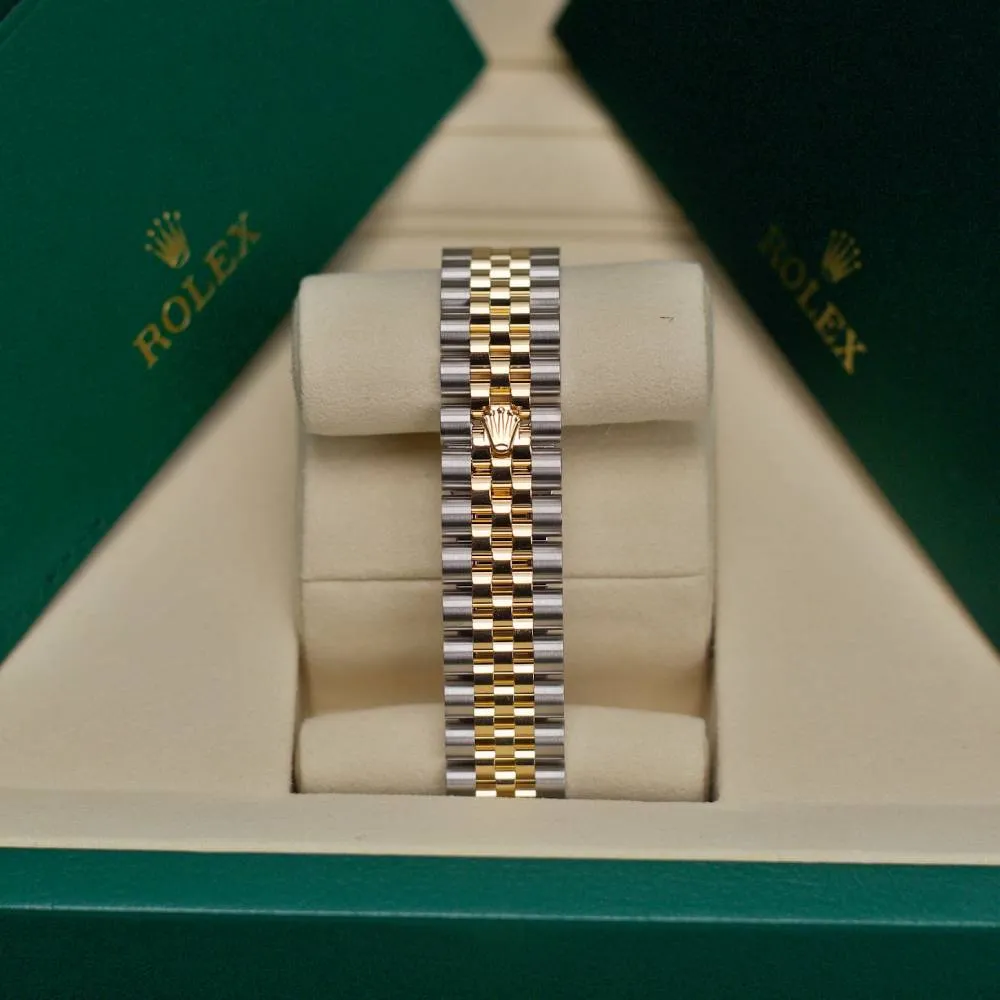 2025 Model Rolex Datejust 31mm - Ref: 278273-0026 - Champagne Diamond Dial, Two Tone Stainless Steel & 18K Yellow Gold Jubilee Bracelet Women's Watch