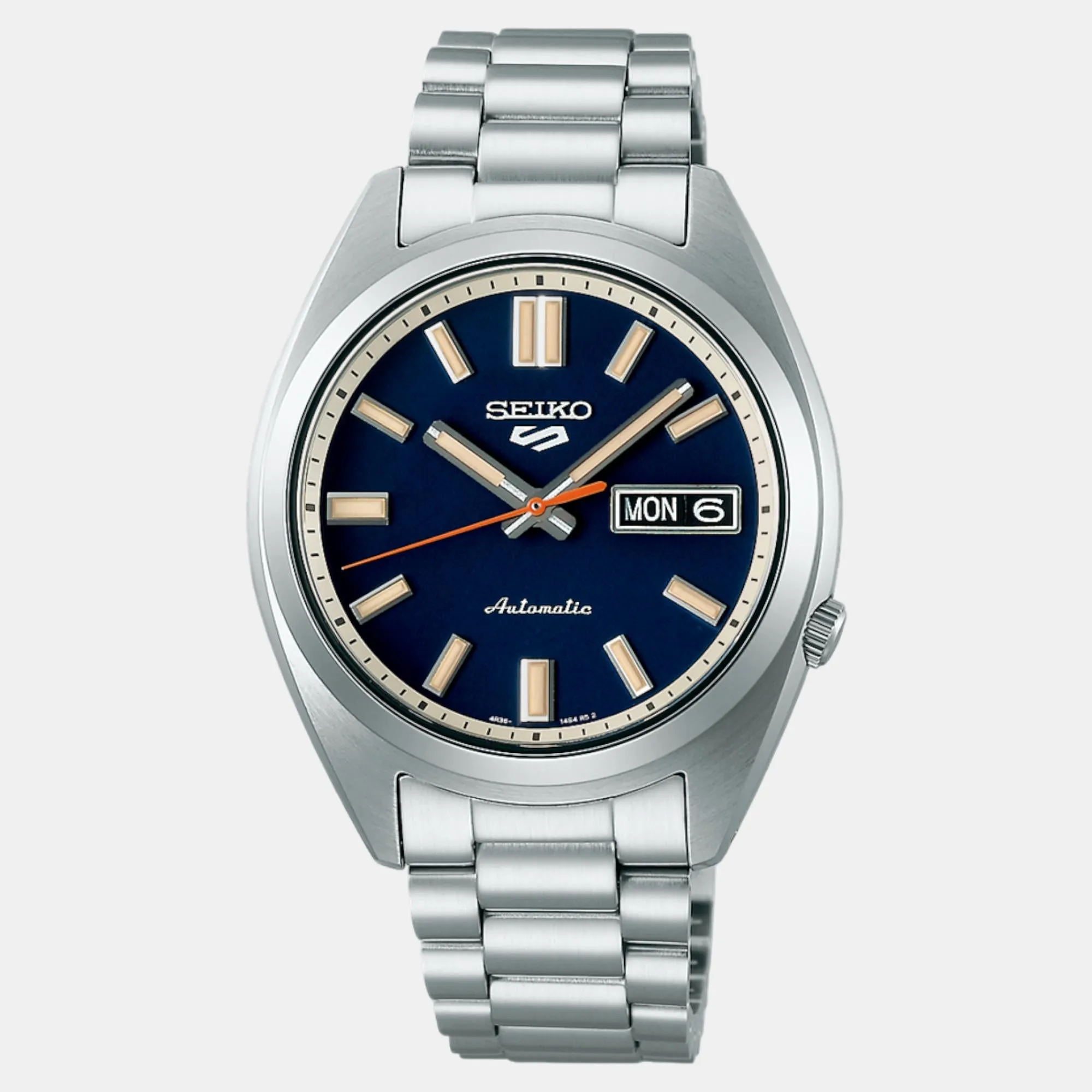 5 Sports Automatic Men Blue Dial Analog Stainless Steel Watch SRPK87K1