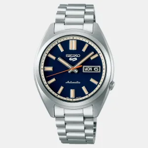 5 Sports Automatic Men Blue Dial Analog Stainless Steel Watch SRPK87K1