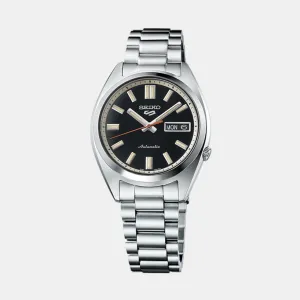 5 Sports Men Automatic Black Dial Analog Stainless Steel Watch SRPK89K1