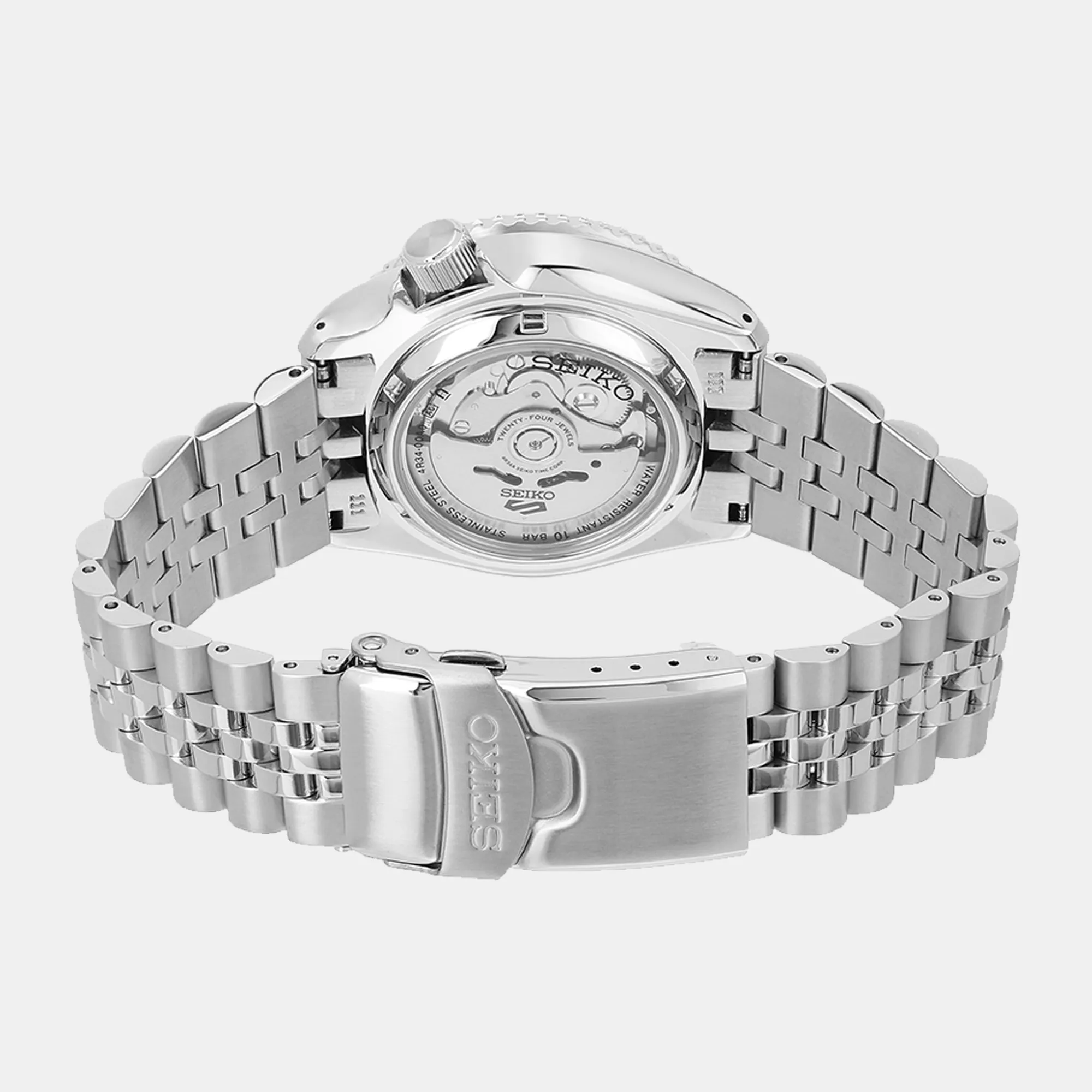 5 Sports Men Automatic Blue Dial Analog Stainless Steel Watch SSK003K1