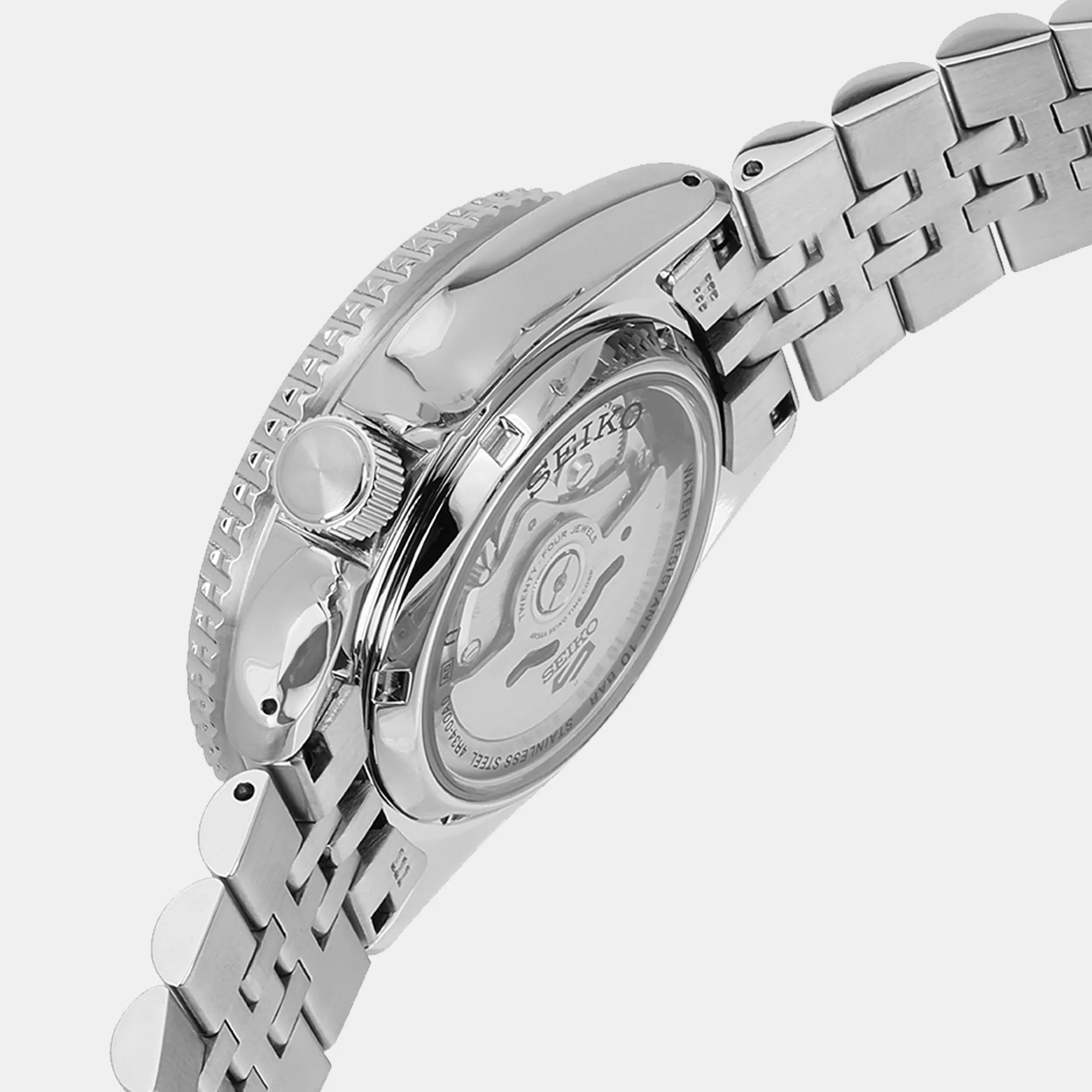 5 Sports Men Automatic Blue Dial Analog Stainless Steel Watch SSK003K1