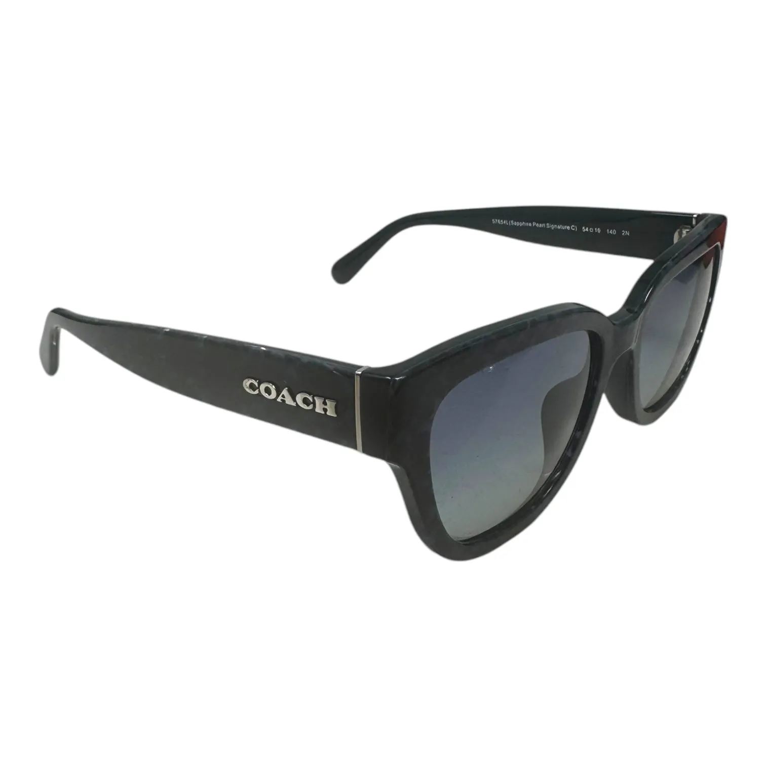 57645L Signature Sapphire Pearl Sunglasses Designer By Coach coach