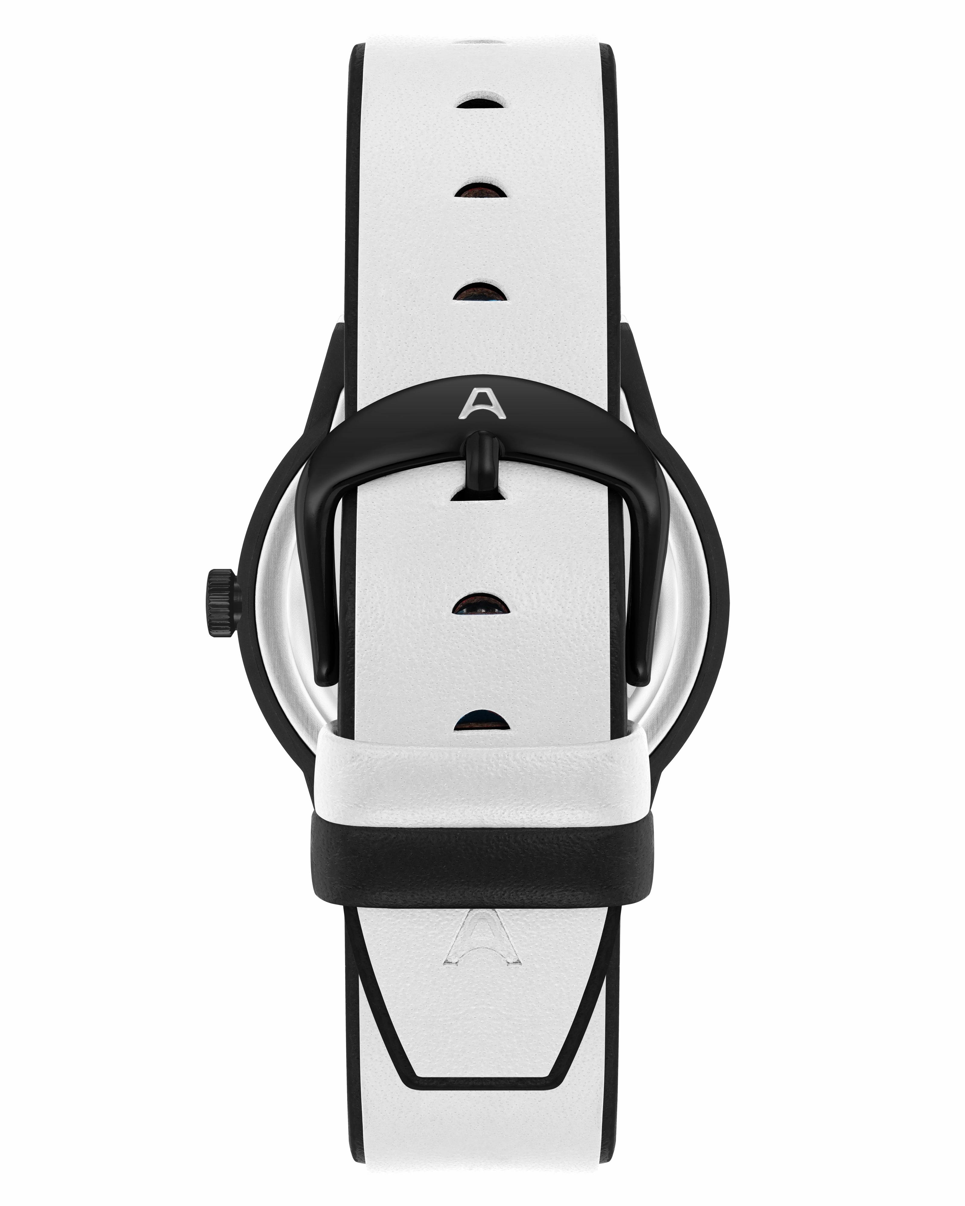 A-Watch? | 35.5mm, Black with White
