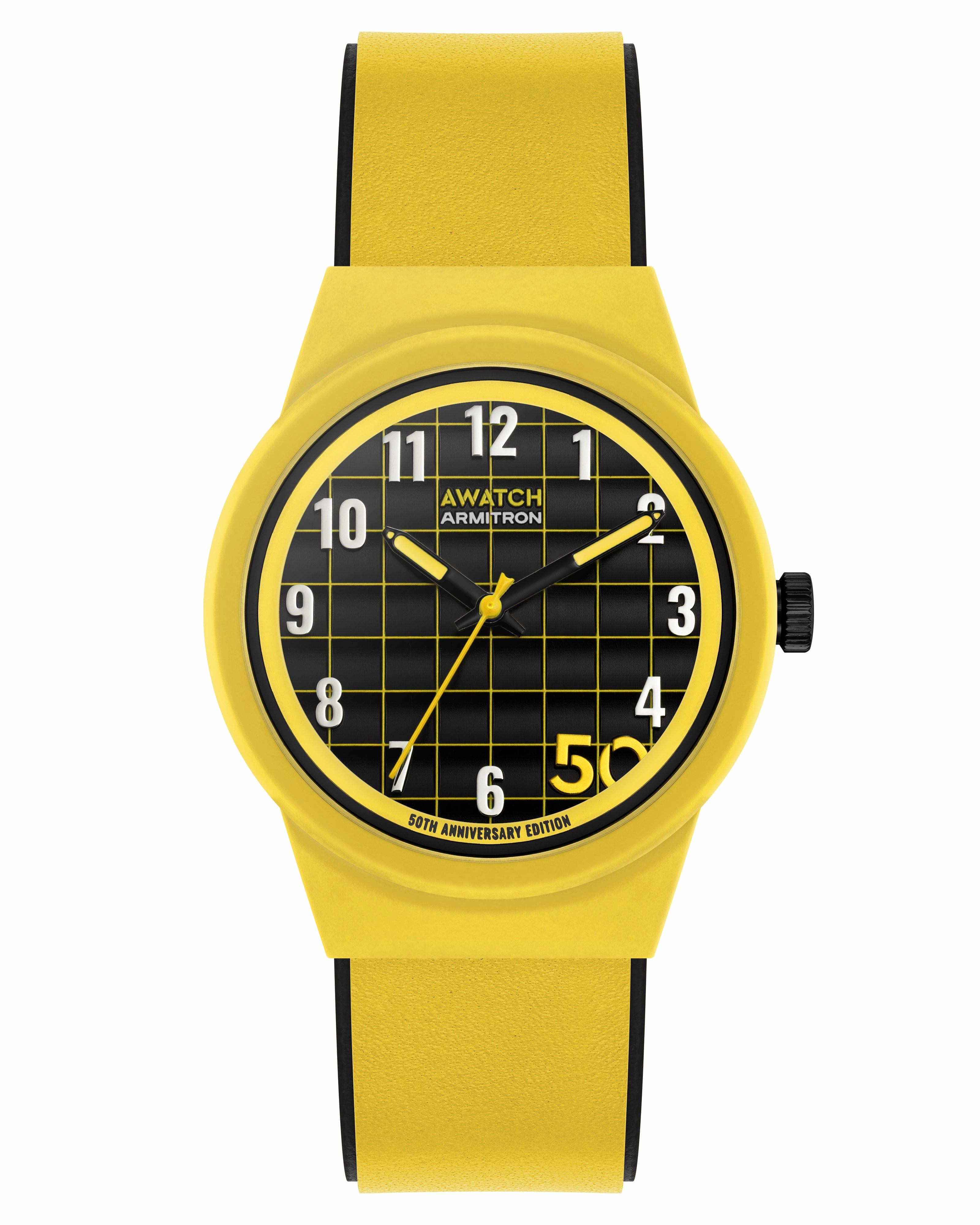 A-Watch? | 35.5mm, Yellow with Black