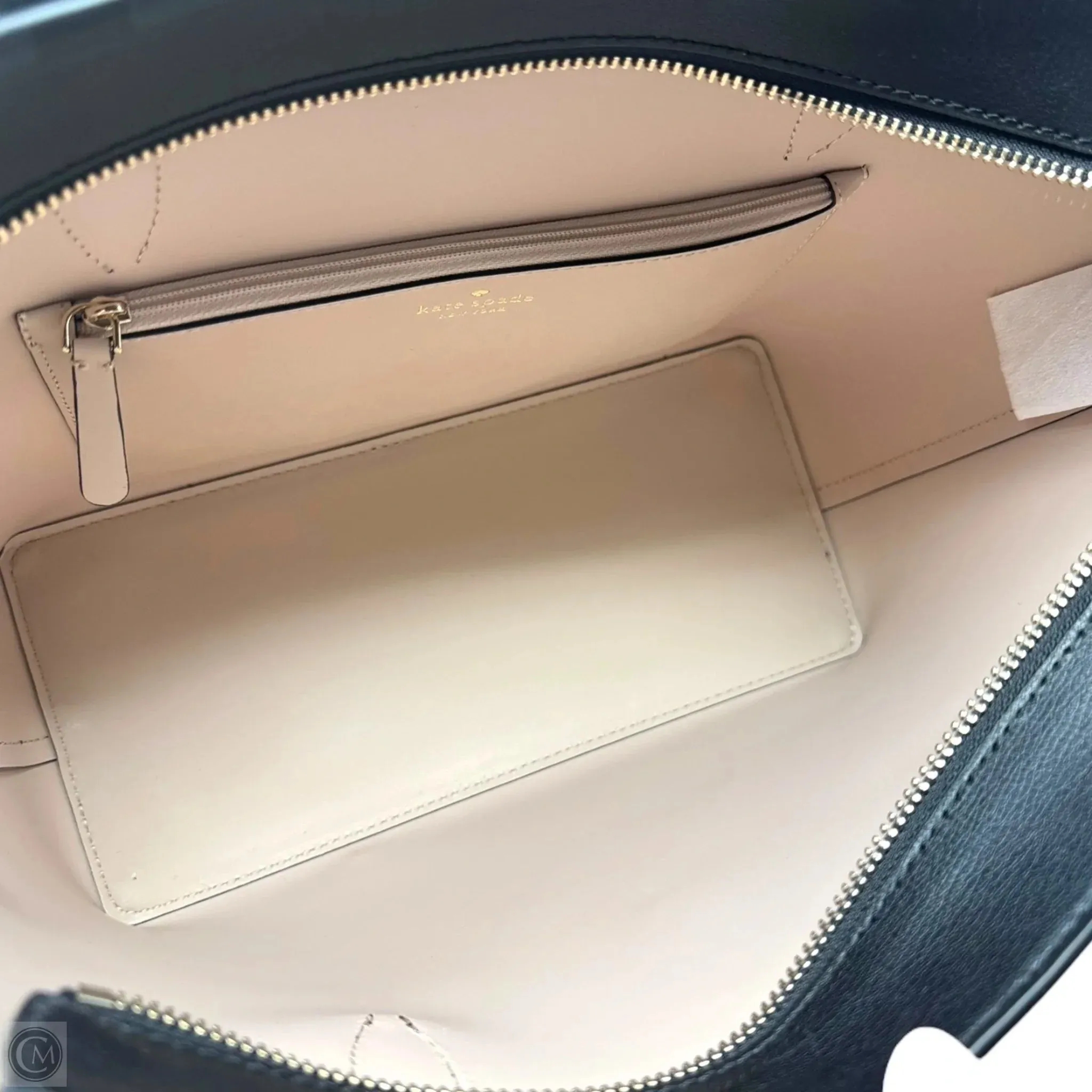 Adel Refined Grain Leather Tote Designer By Kate Spade, Size: Medium kate spade