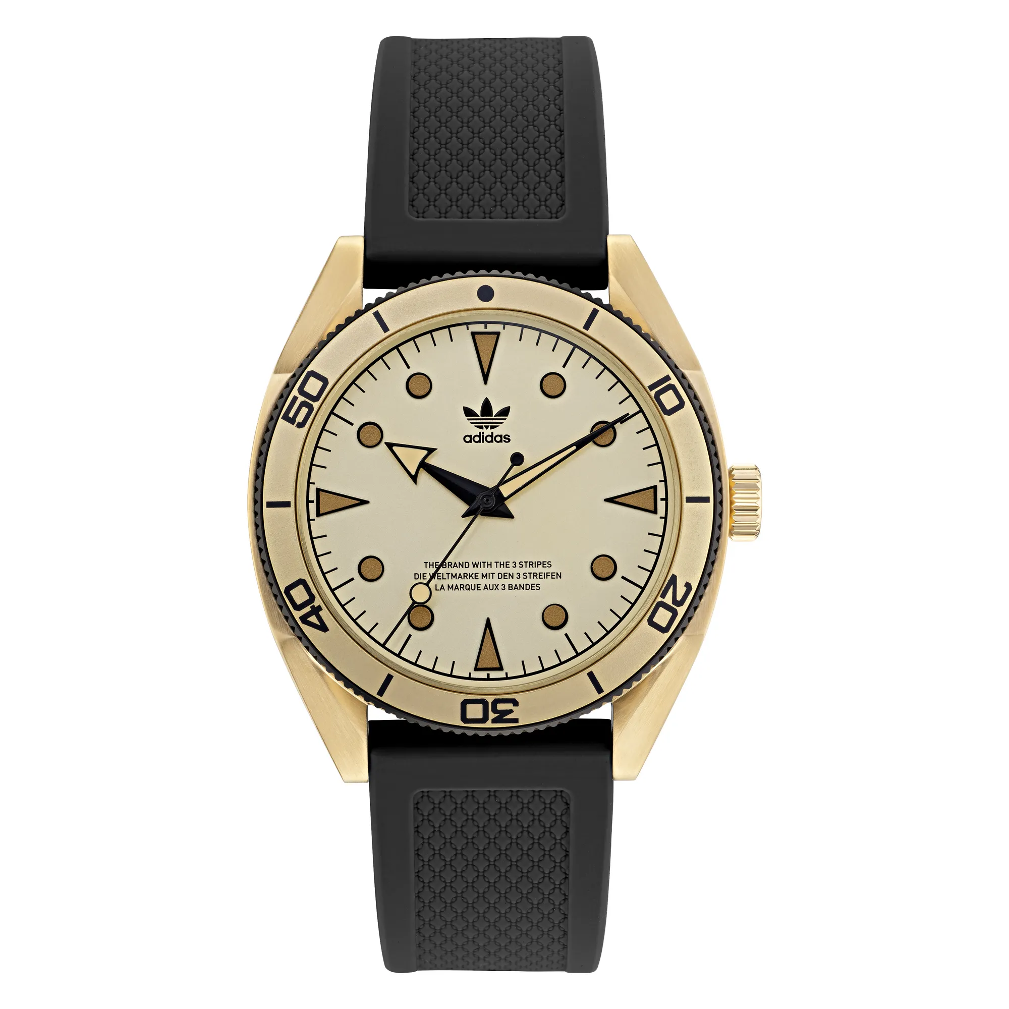Adidas Edition Two 42mm Gold Dial Watch AOFH22002