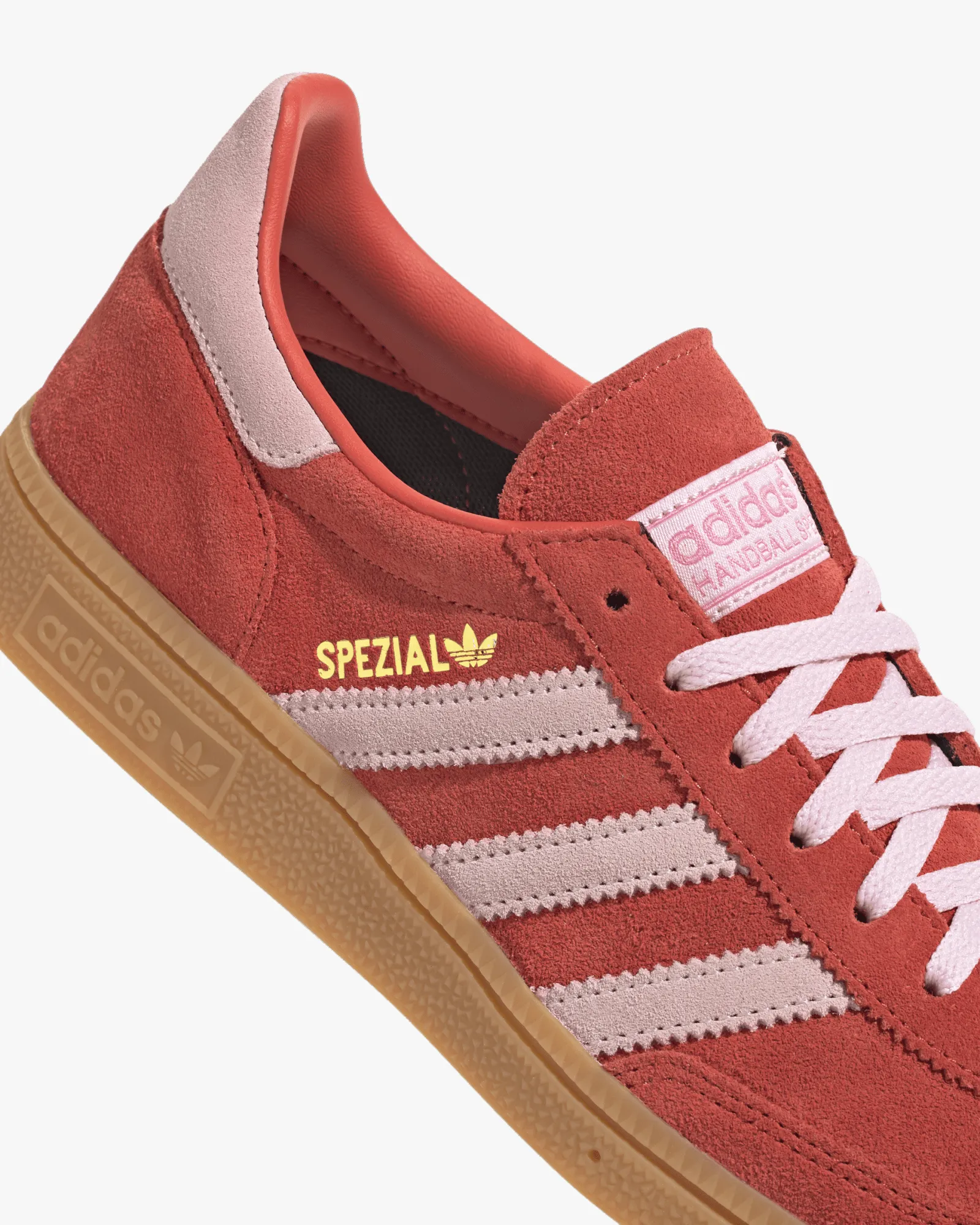 Adidas Womens Handball Spezial - Bright Red / Clear Pink / Gum