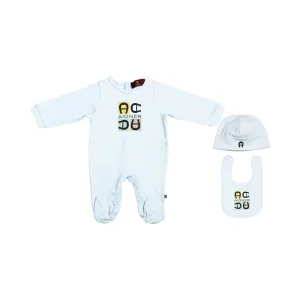 Aigner Kids New Born Boy's Blue  Sleepsuit Set