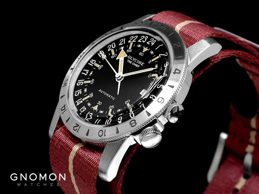Airman ??The Chief?? Purist Black - Military Nylon Strap Ref. GL0474