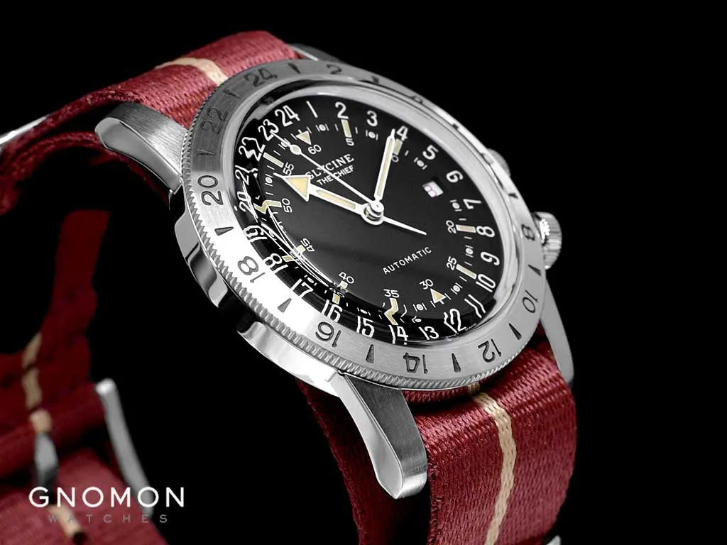 Airman ??The Chief?? Purist Black - Military Nylon Strap Ref. GL0474
