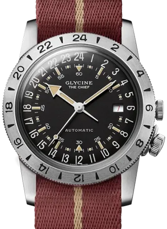 Airman ??The Chief?? Purist Black - Military Nylon Strap Ref. GL0474