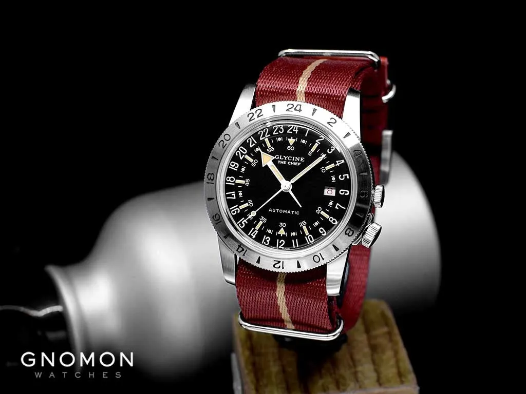 Airman ??The Chief?? Purist Black - Military Nylon Strap Ref. GL0474