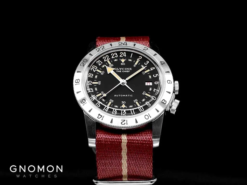 Airman ??The Chief?? Purist Black - Military Nylon Strap Ref. GL0474