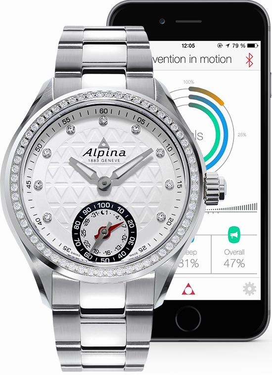 Alpina Watch Horological Smartwatch Motion X Quartz