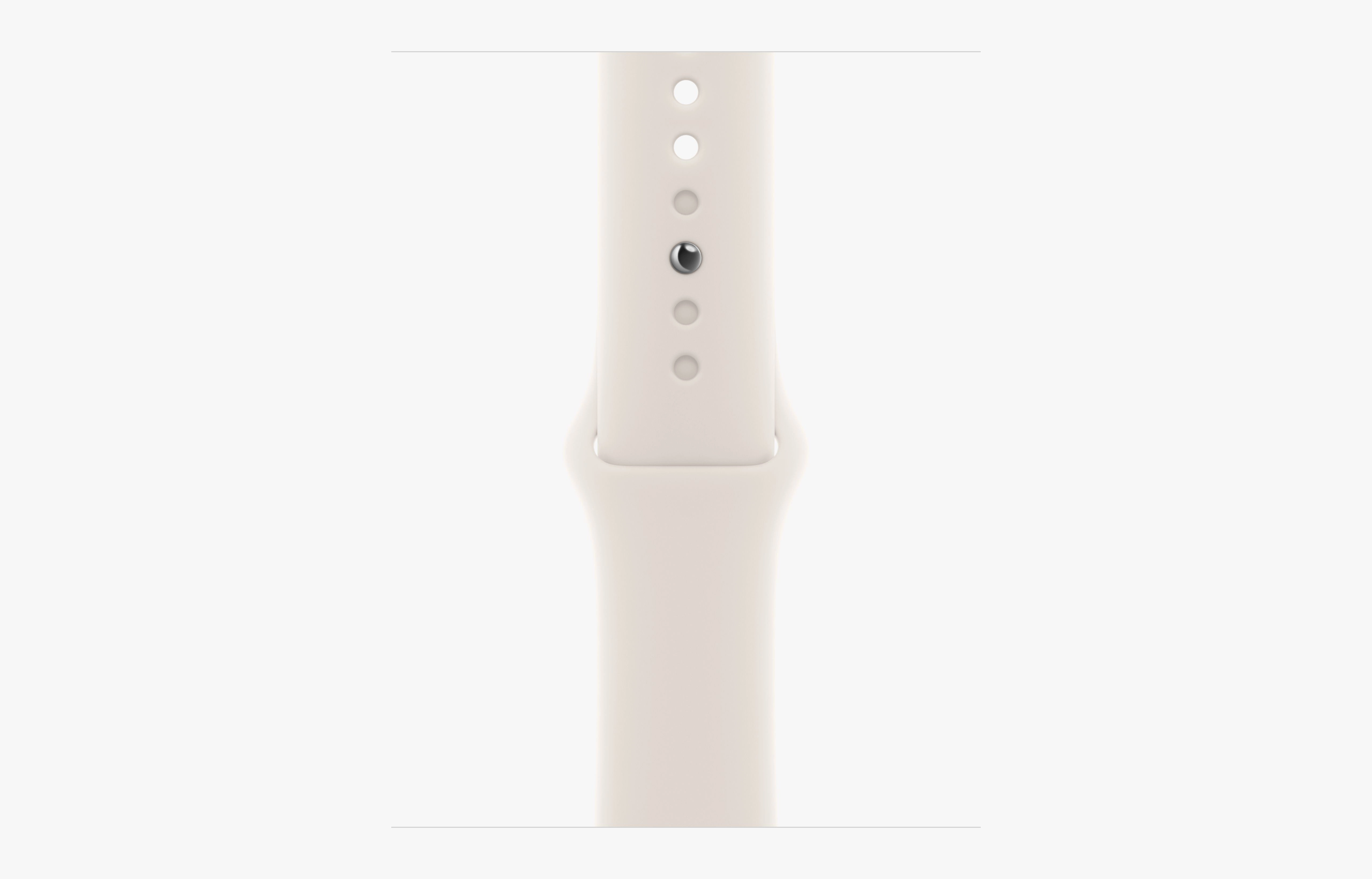 Apple Watch SE GPS 40Mm, Starlight Aluminium Case with Starlight Band, S/M