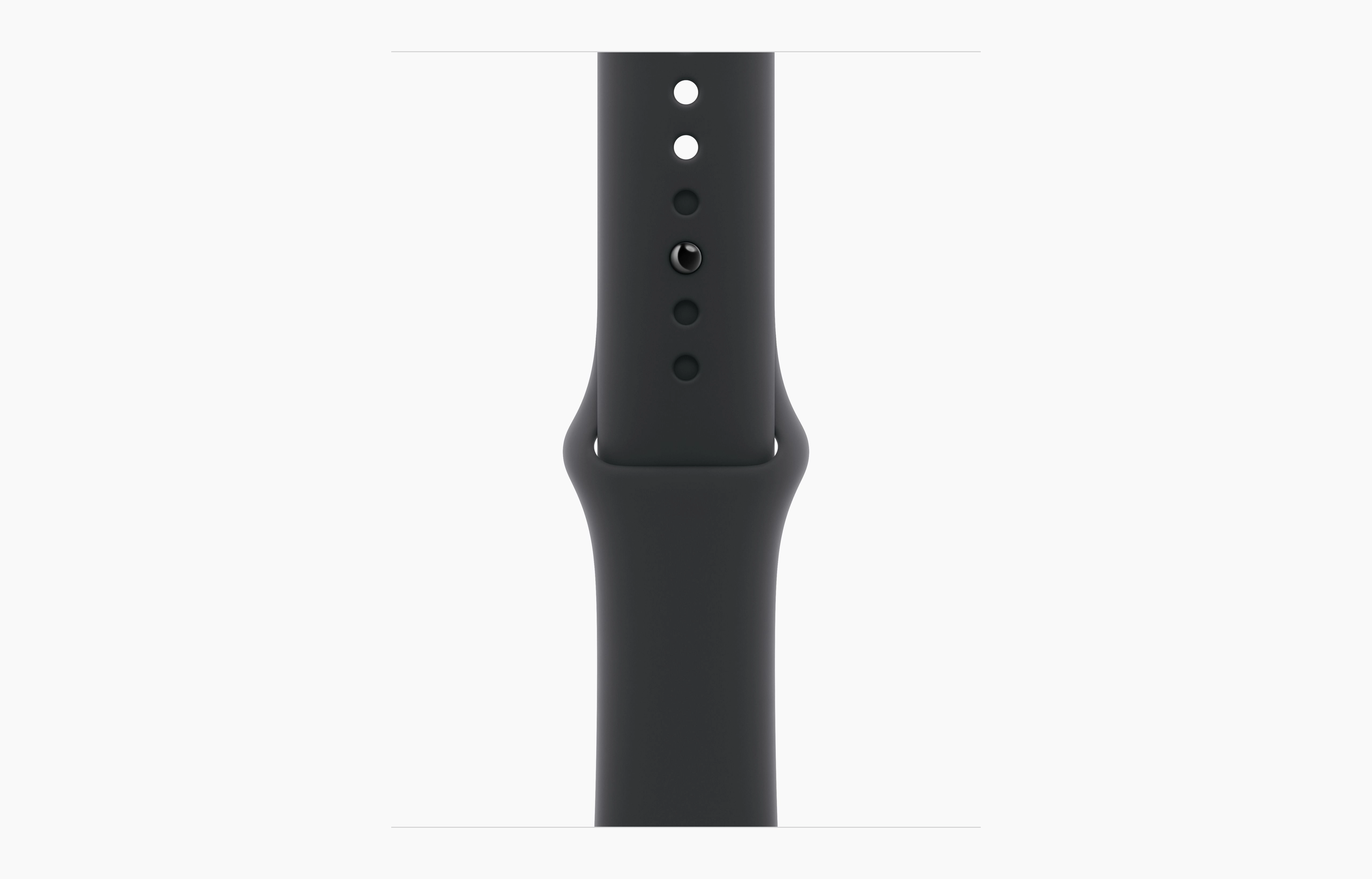 Apple Watch Series 10 GPS 42Mm Jet Black Aluminium Case, Black Sport Band, S/M