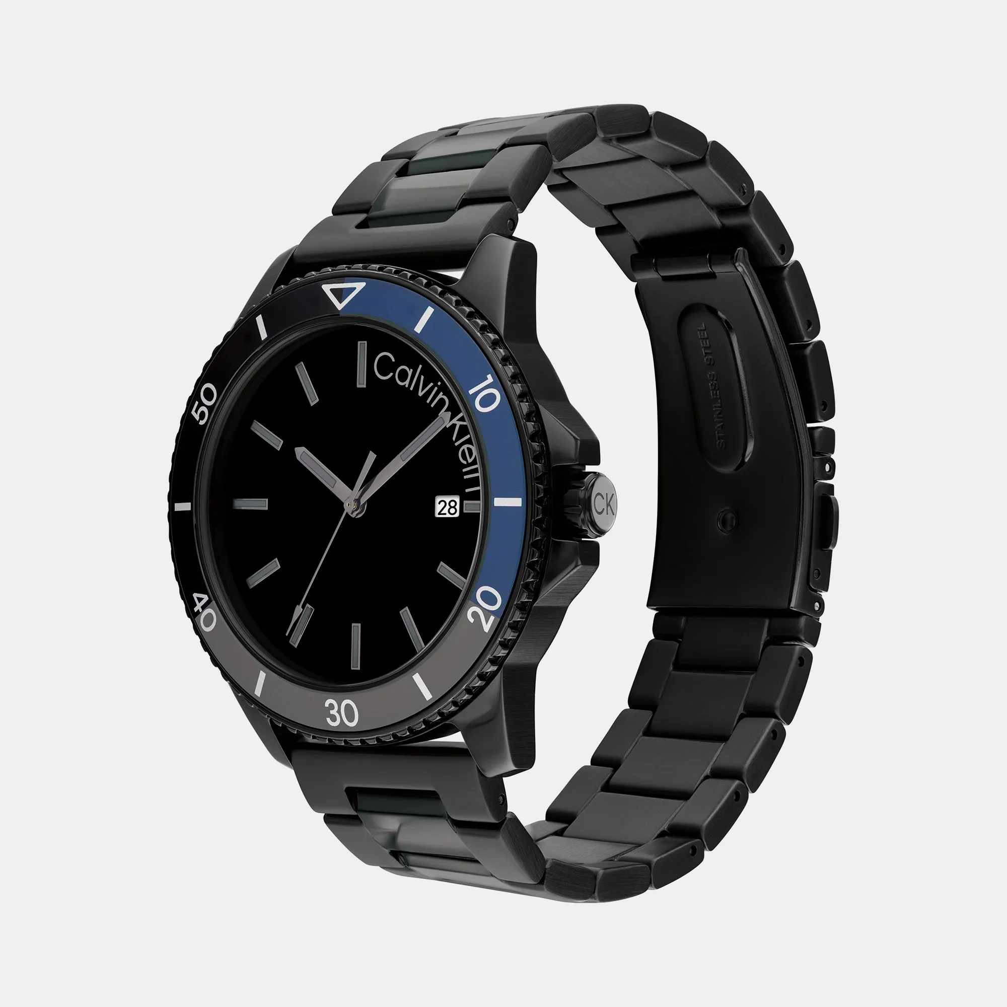 Aqueous Men Black Analog Stainless Steel Watch 25200382