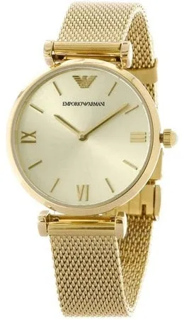 Armani Elegance Retro Gold Ladies Watch AR1957