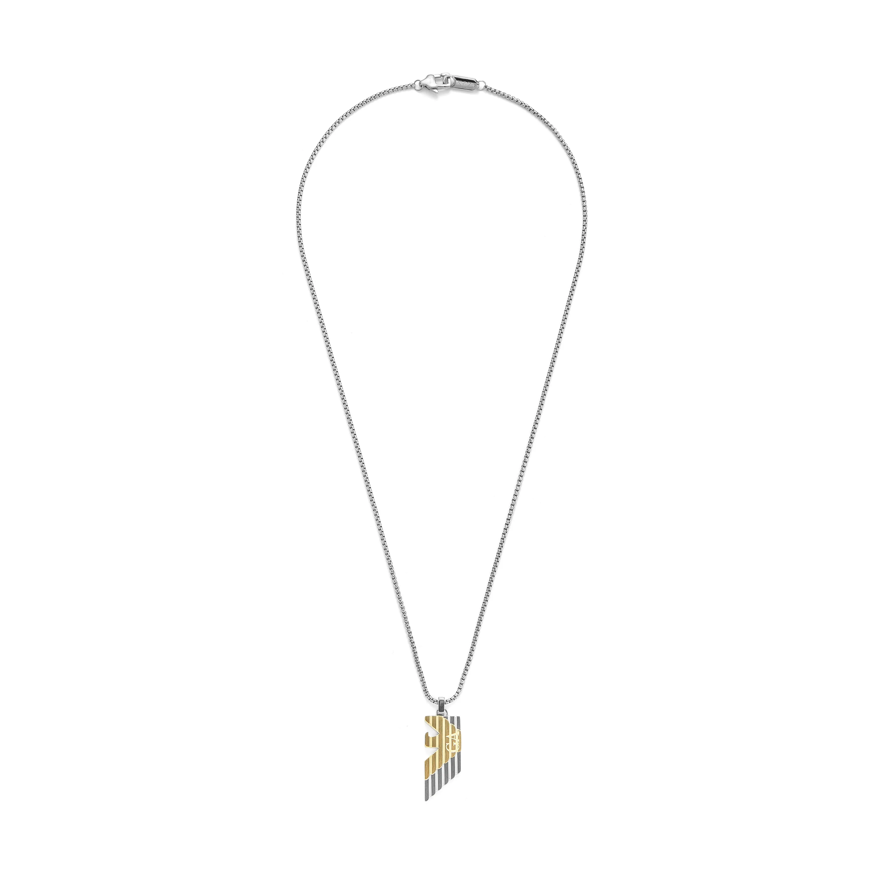 Armani Elegant Two-Tone Silver Necklace EGS3073040