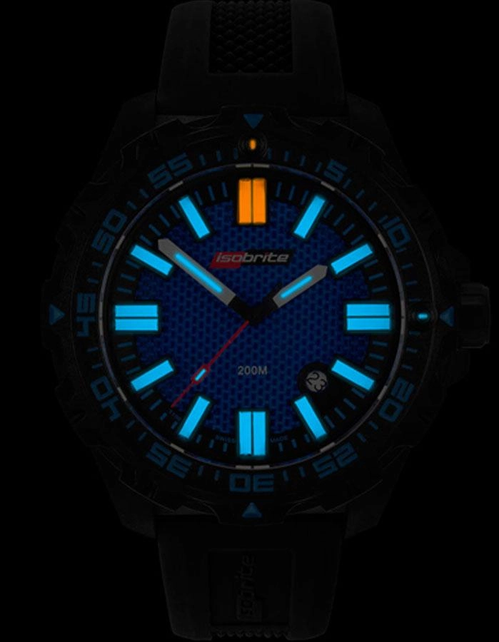 ArmourLite Isobrite Afterburner Limited Edition Mens Watch - Blue Dial -Silicone