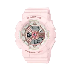 Baby-G Aqua Planet Collaboration 2024 Pink Resin Band Watch BA110AQ-4A