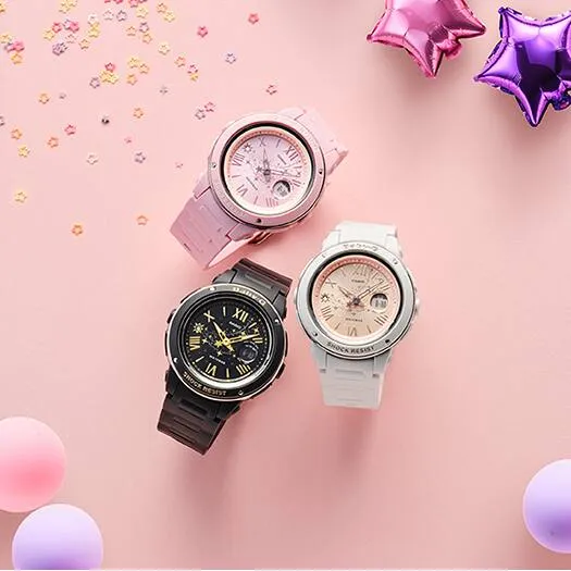 Baby-G Bright Shooting Stars Style Shining Crystal Watch BGA-150ST-7A
