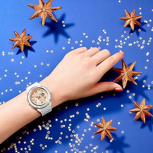 Baby-G Bright Shooting Stars Style Shining Crystal Watch BGA-150ST-7A