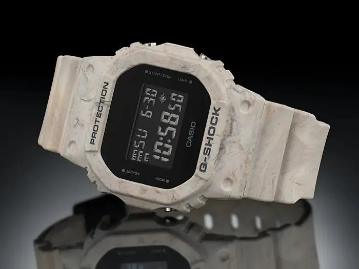 Baby-G Digital 5600 Series Marble Resin Band Watch DW5600WM-5D