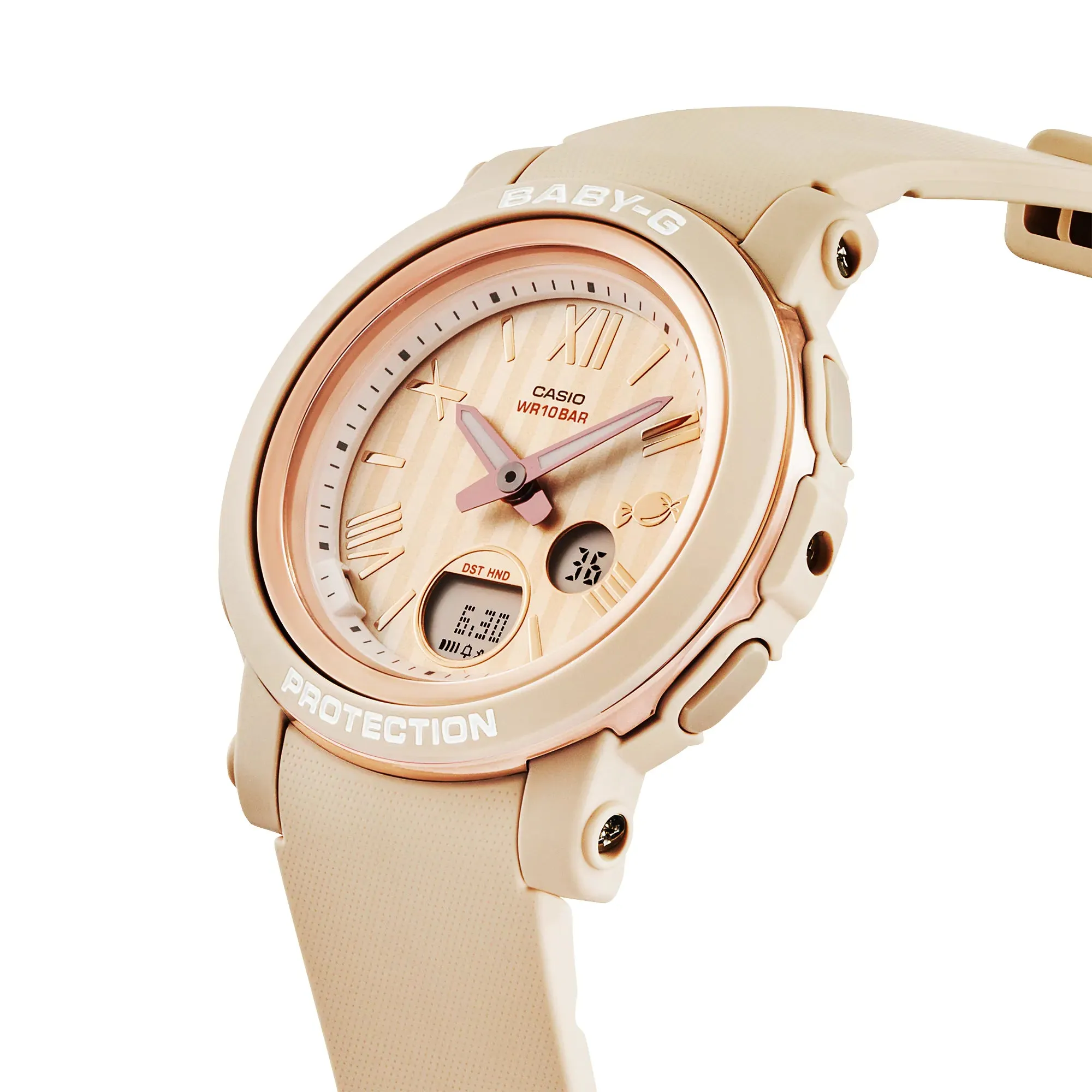 Baby-G Digital Analog Beige  Resin Band Watch BGA290SW-4A