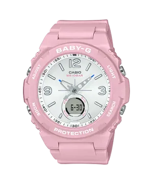 Baby-G Digital Analog Pink Resin Band Watch BGA260SC-4A