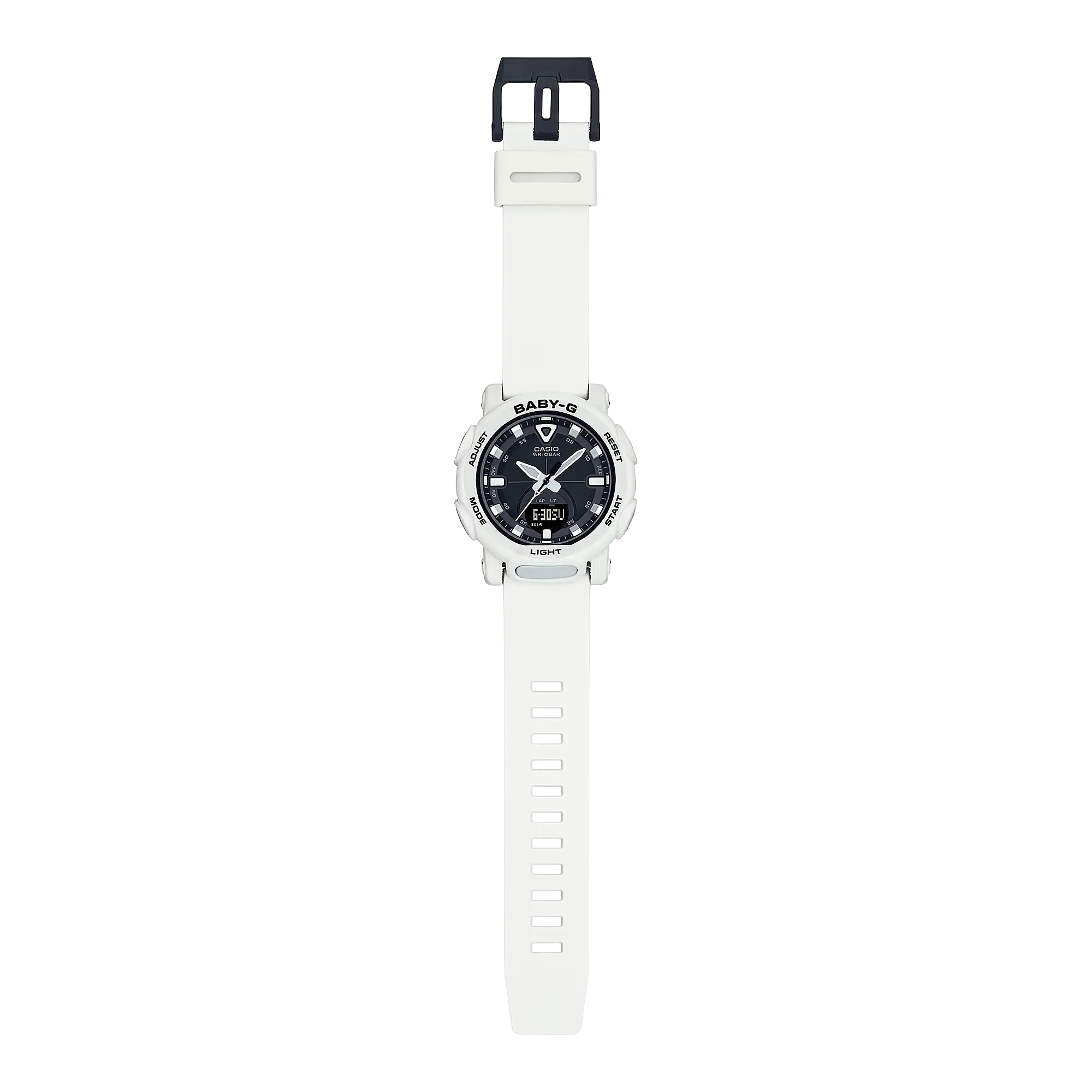 Baby-G Digital Analog White Resin Band Watch BGA310-7A2