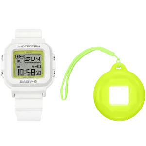Baby-G Digital Holder Set White Resin Band Watch BGD10K-7D