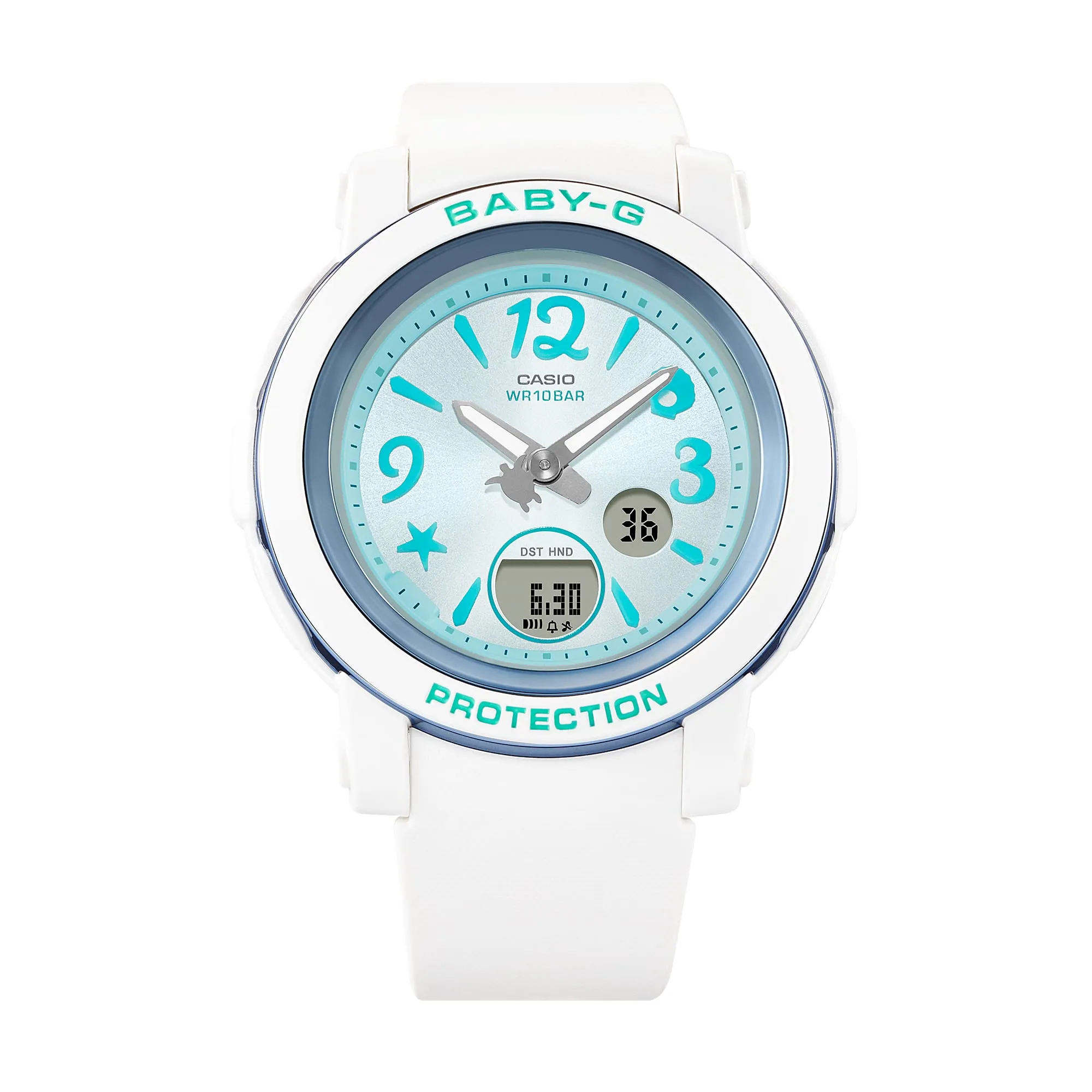 Baby-G White Dial White Resin Band Watch BGA290US-2A