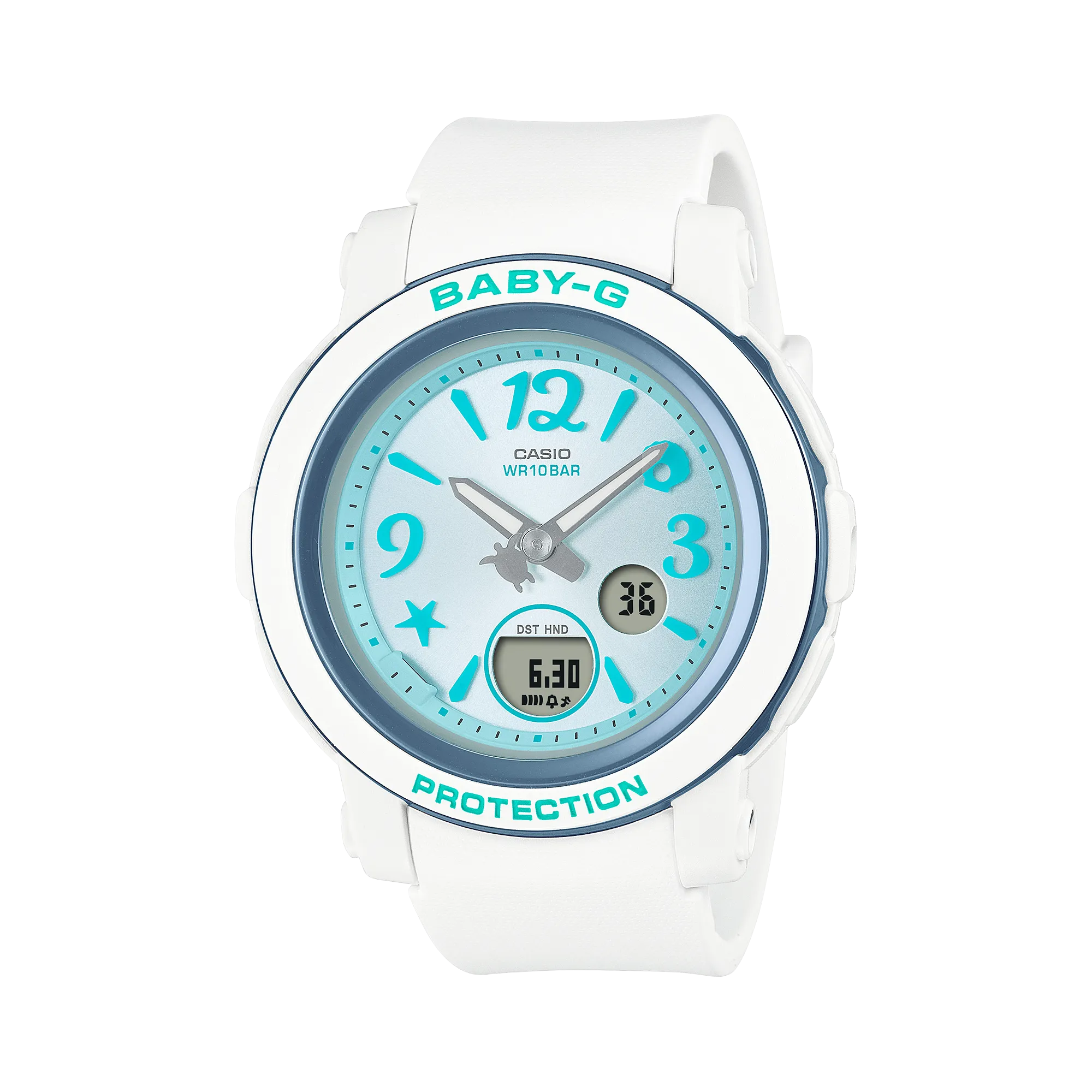 Baby-G White Dial White Resin Band Watch BGA290US-2A