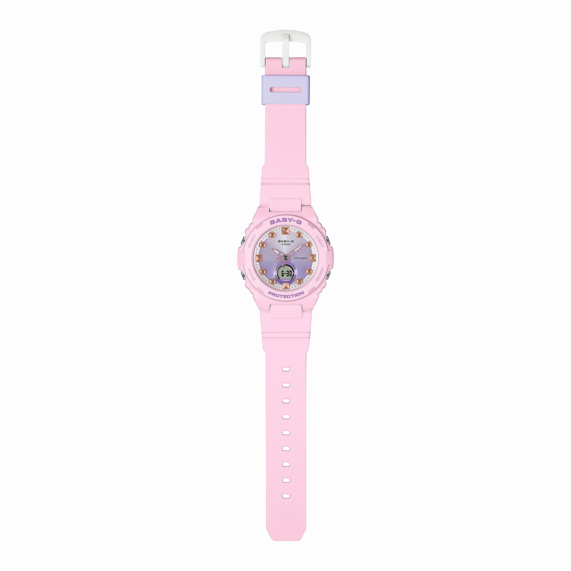 BABY-G Pink Resin Band Womens Watch BGA320-4A