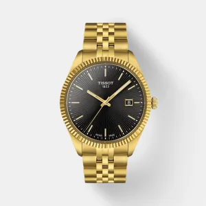 Ballade T-Classic Men Quartz Black Dial Analog Stainless Steel Watch T1564103305100