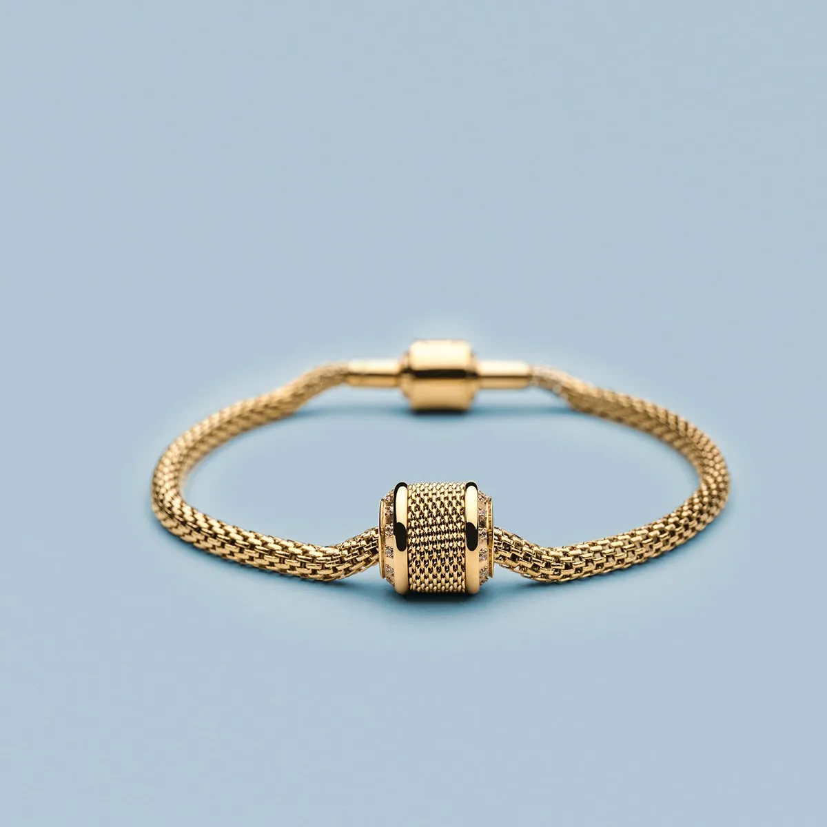 BERING Arctic Symphony Polished Gold Detachable Charm Set