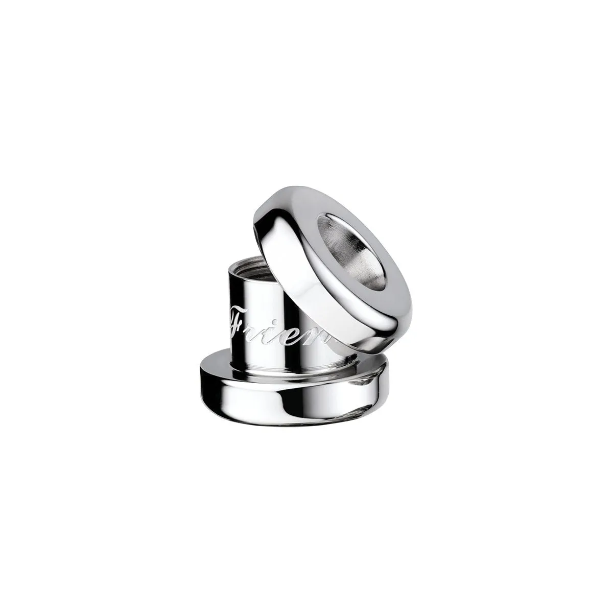 BERING Arctic Symphony Polished Silver Detachable Charm Set