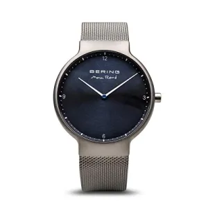 Bering Max Ren Brushed Grey Mesh Watch