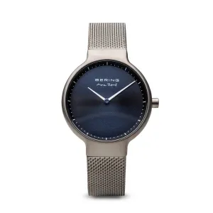 Bering - Max Ren Brushed Grey, Silver Mesh 31mm
