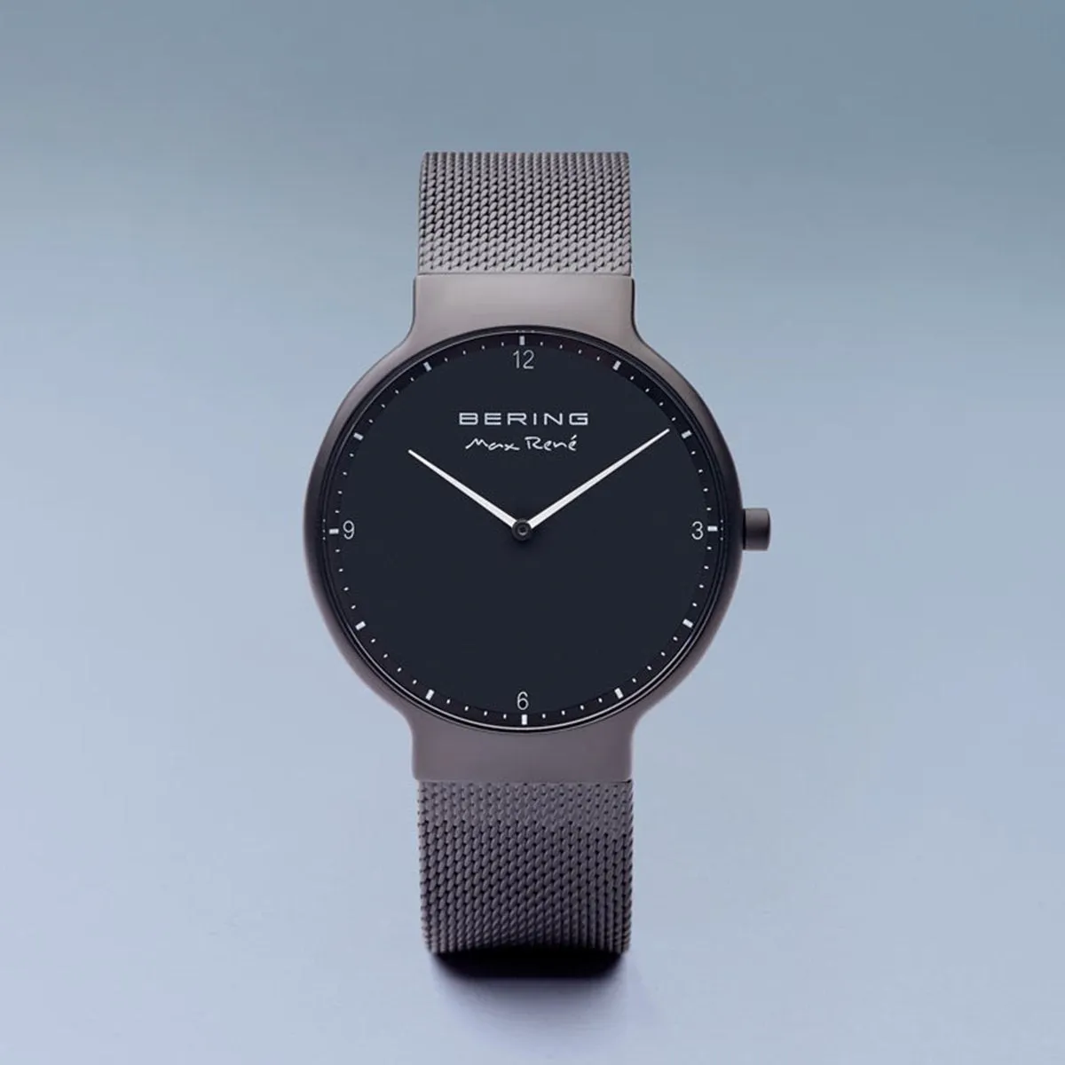 Bering Max Ren Matt Black Mesh Watch