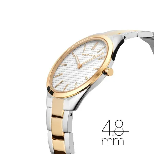 Bering - Ultra Slim Polished/Brushed Silver/Gold