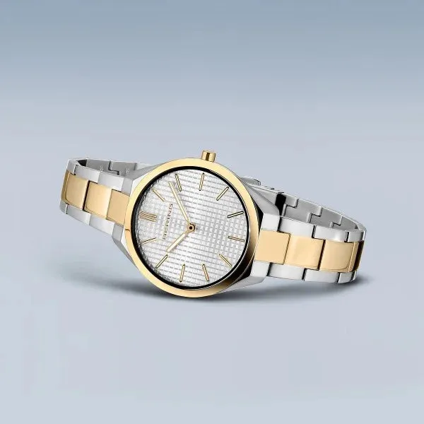Bering - Ultra Slim Polished/Brushed Silver/Gold