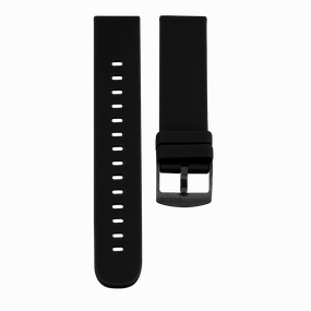 Black rubber strap