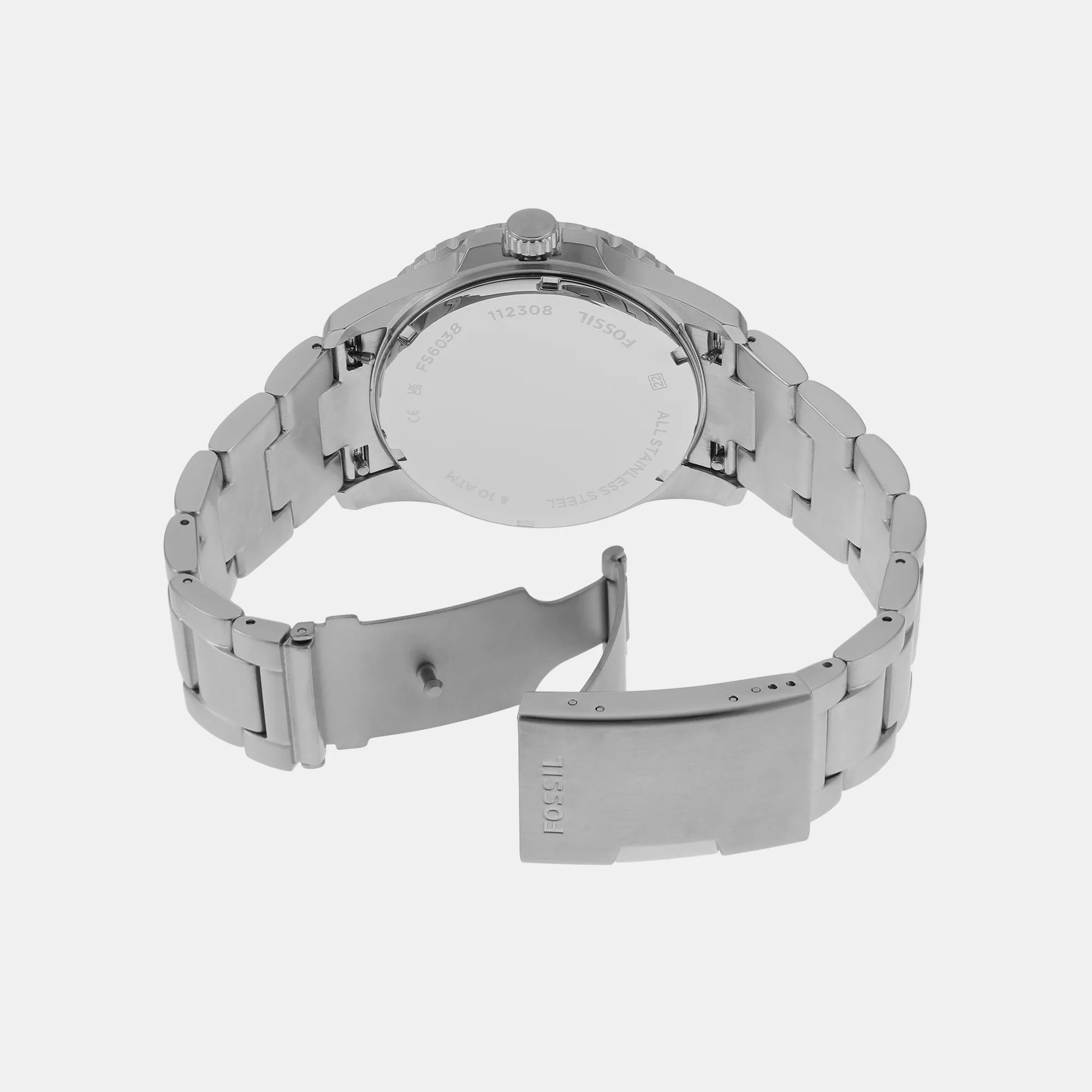 Blue Dive Men Quartz Blue Dial Analog Stainless Steel Watch FS6038