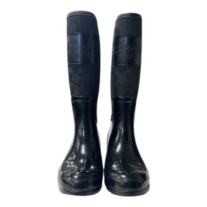 Boots Designer By Coach In Black, Size:6
