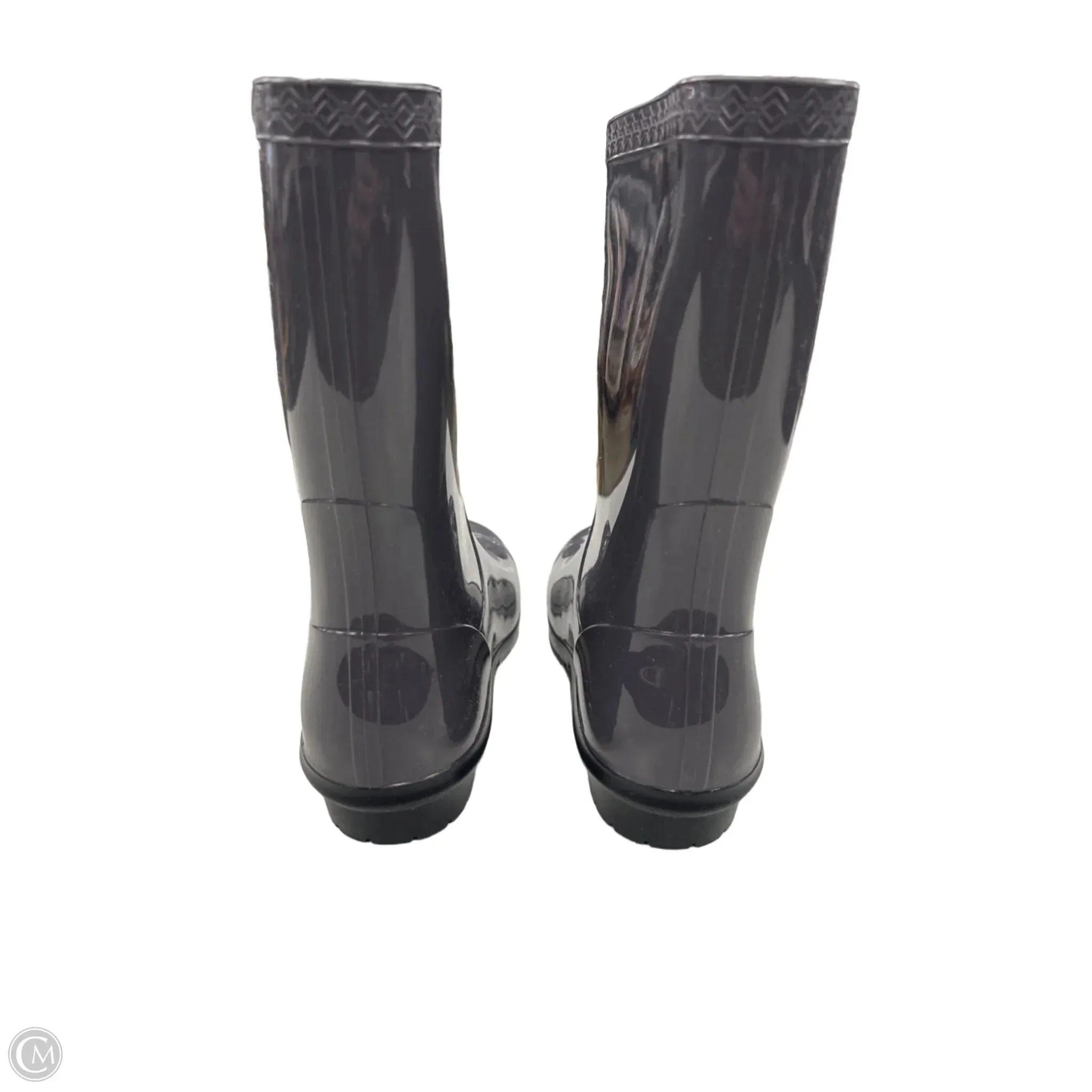 Boots Designer By Ugg In Grey, Size: 9