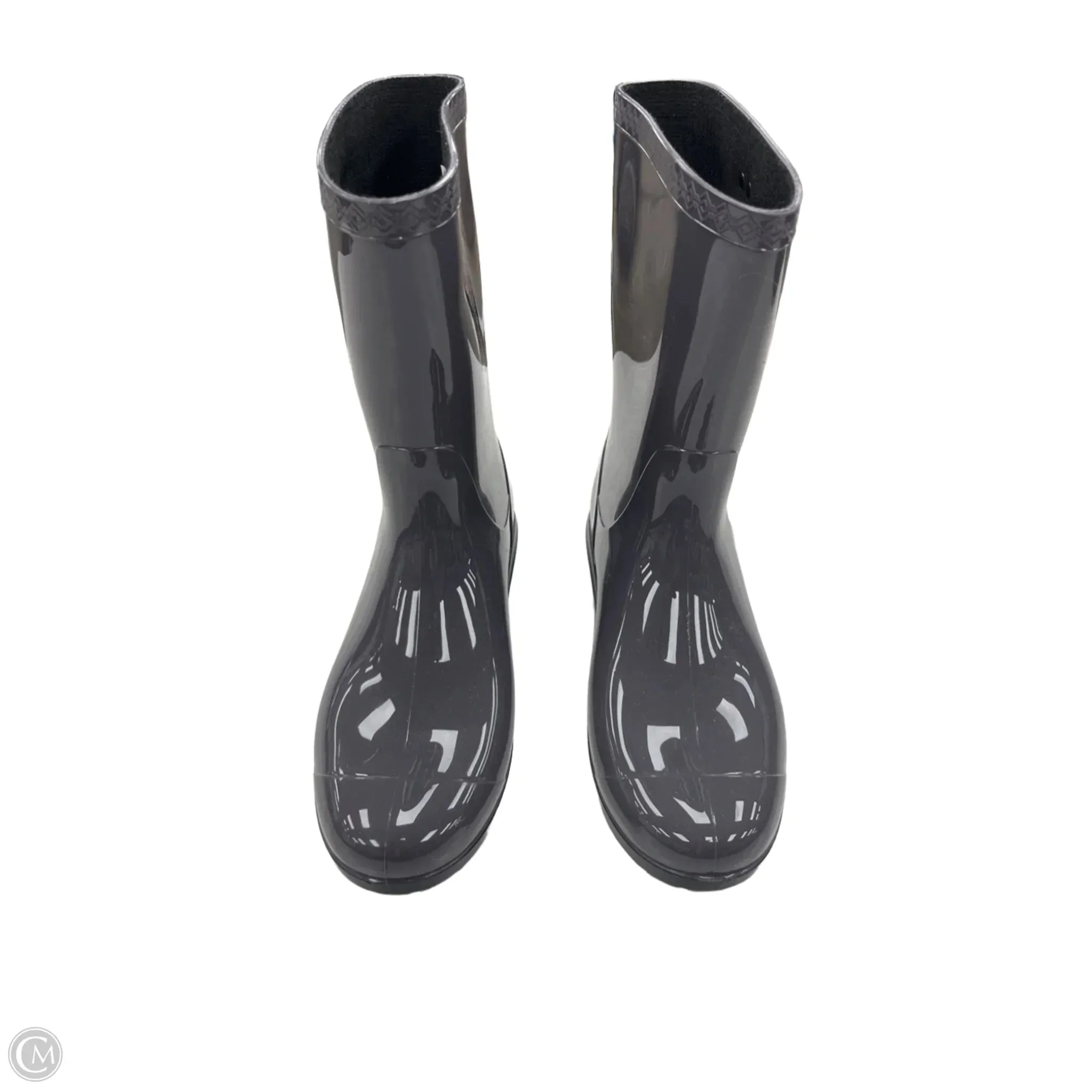 Boots Designer By Ugg In Grey, Size: 9