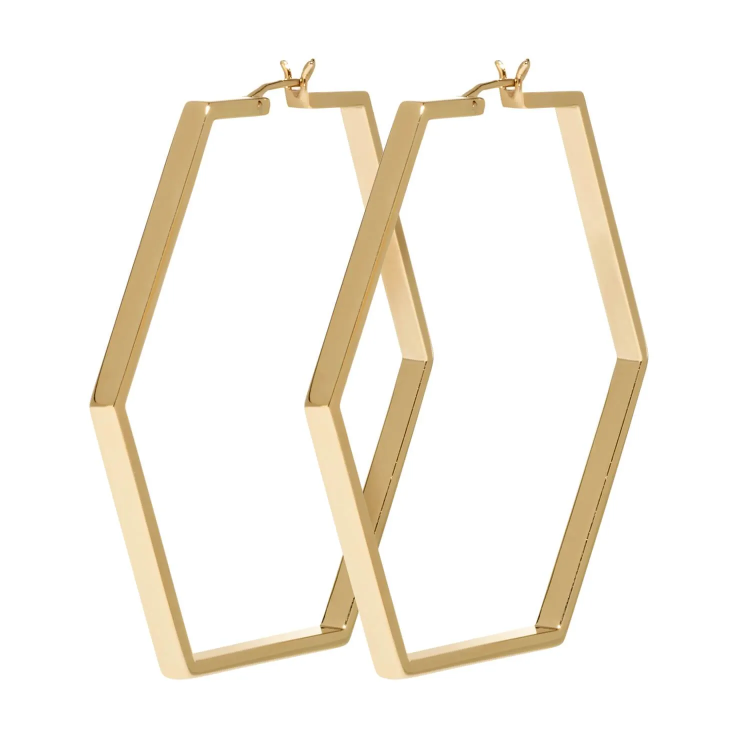 Boucles d'oreilles CLUSE Essentielle Gold Large Hexagonal Hoop CLJ51003